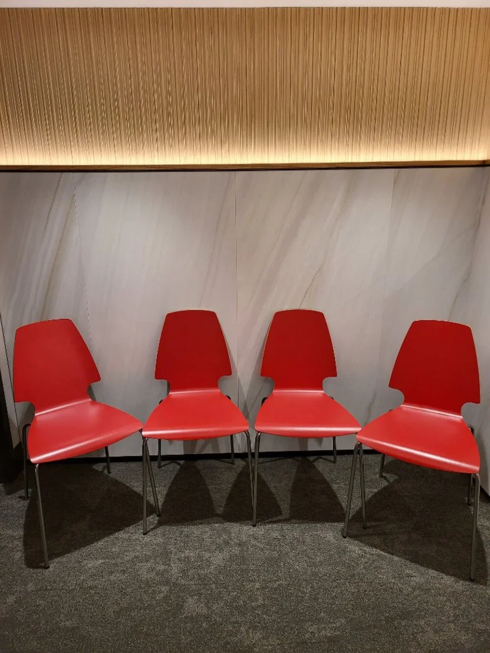 4 Red Chairs